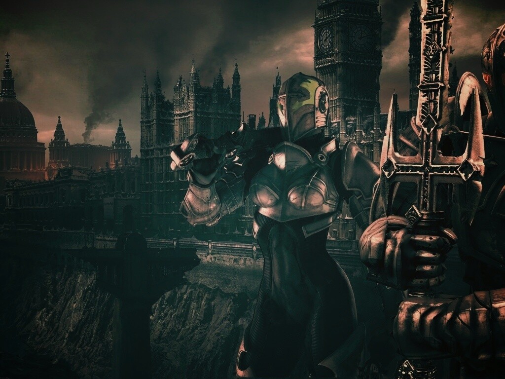 Постапокалиптический Лондон из игры обои