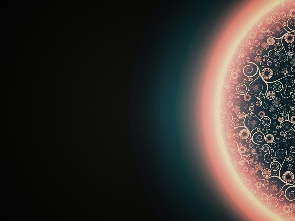 Планета из узоров обои