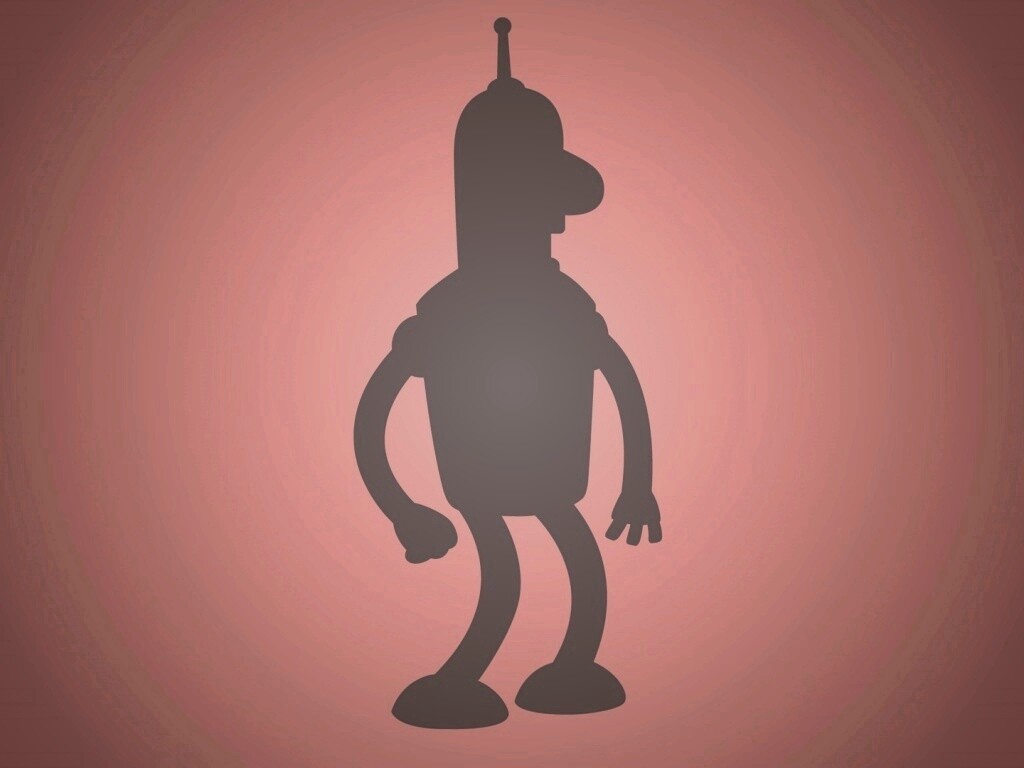 Силуэт Бендера обои