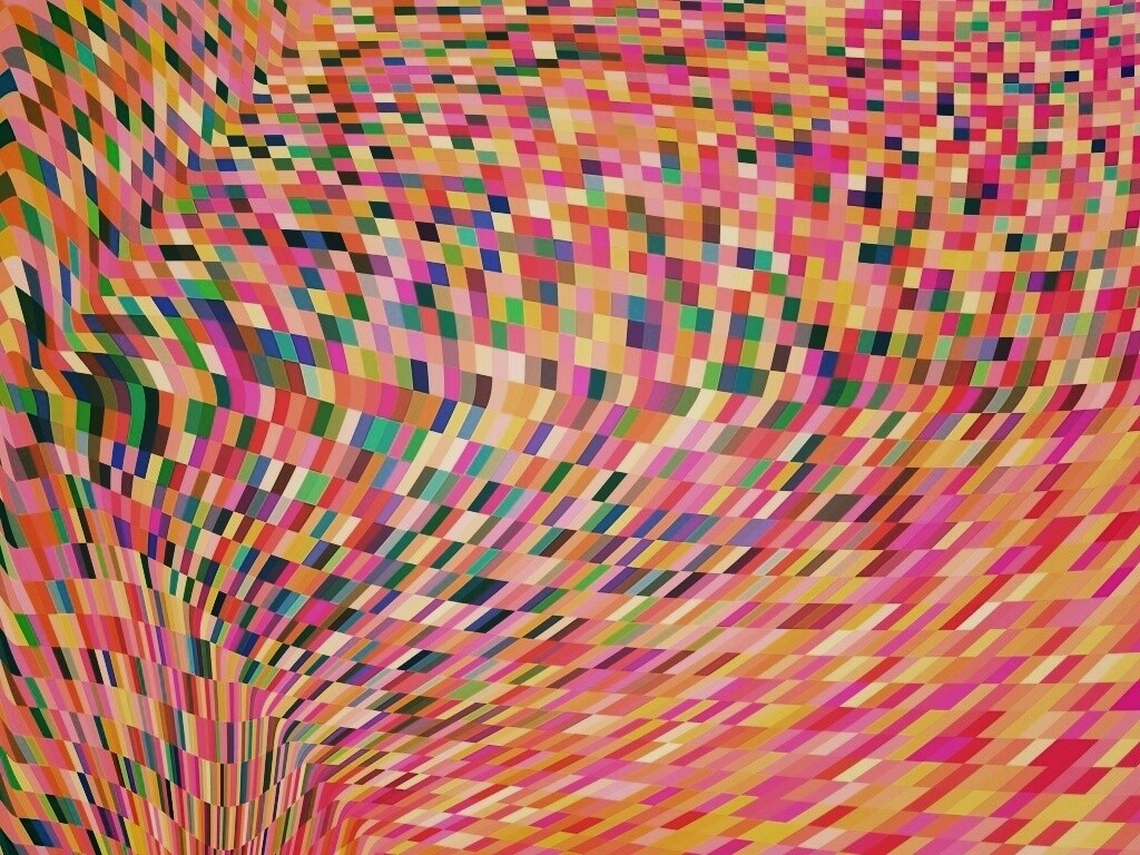 Пиксельная воронка обои