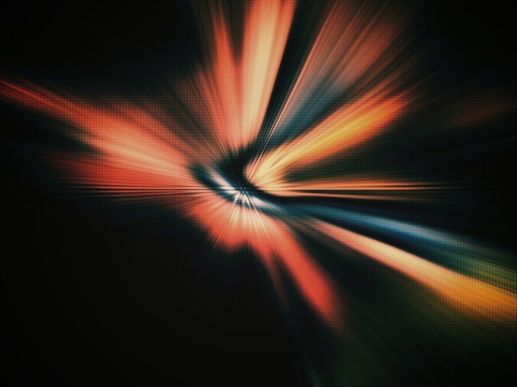 Разноцветные световые волны обои