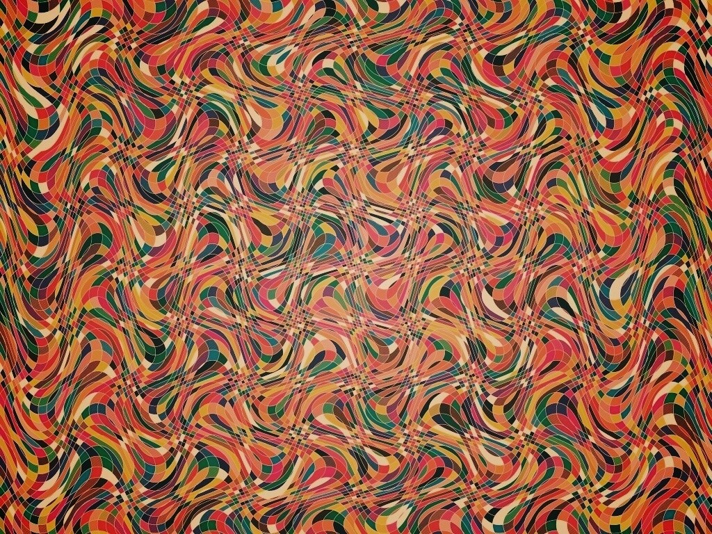 Кривые разноцветные клеточки обои