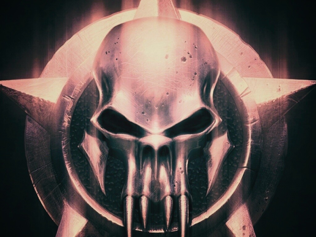 Клыкастый череп обои