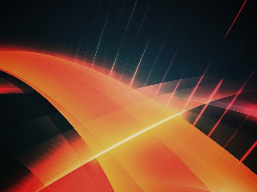 Пересекающиеся оранжевые полосы обои