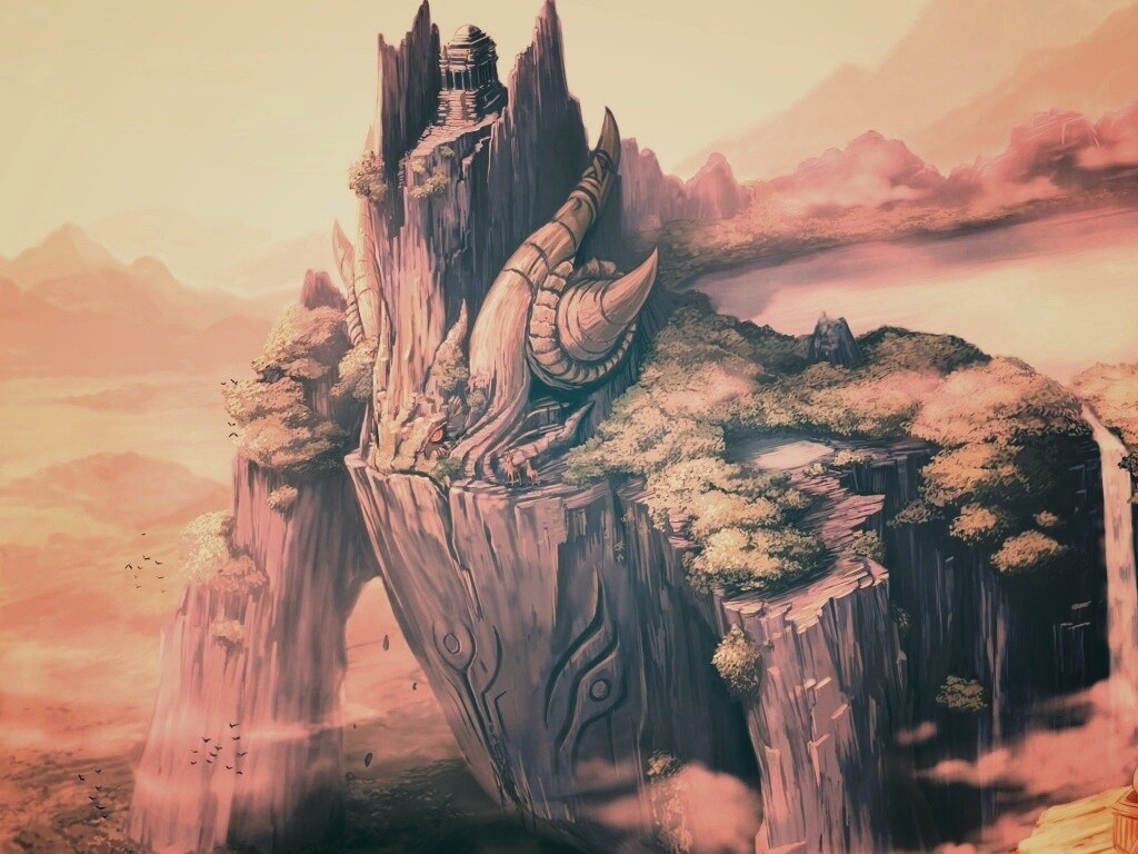 Храм на живой скале обои