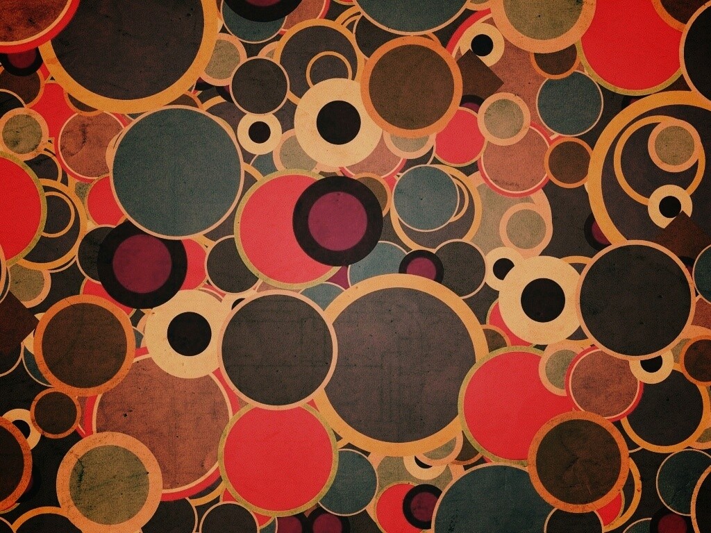 Цветные круги обои