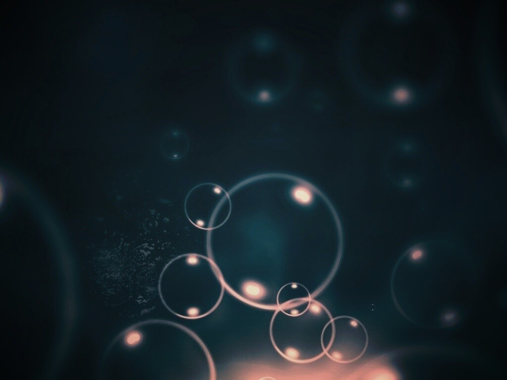 Пузыри в темной воде обои