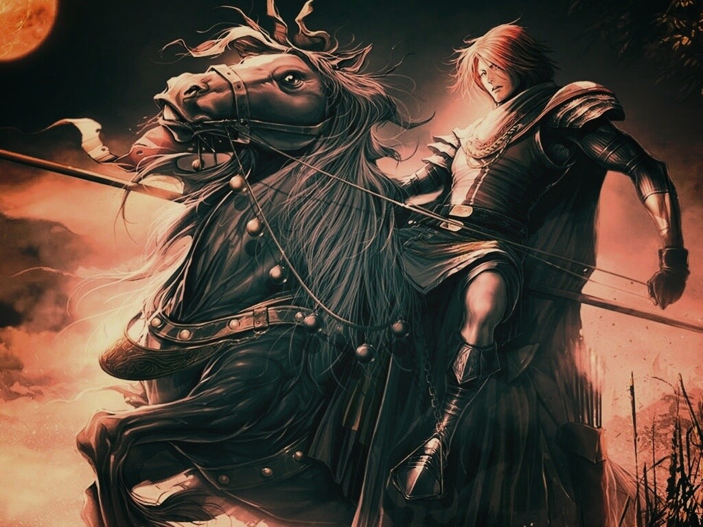 Рыцарь с копьем обои