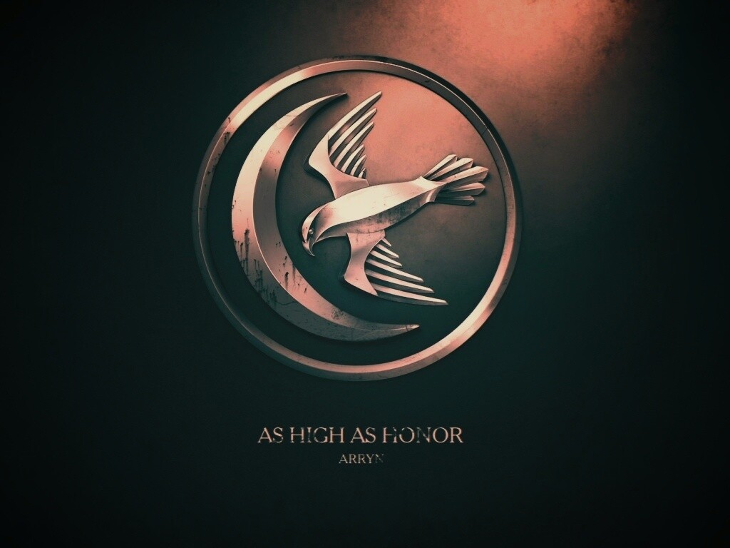 Металлический герб дома Аррен обои