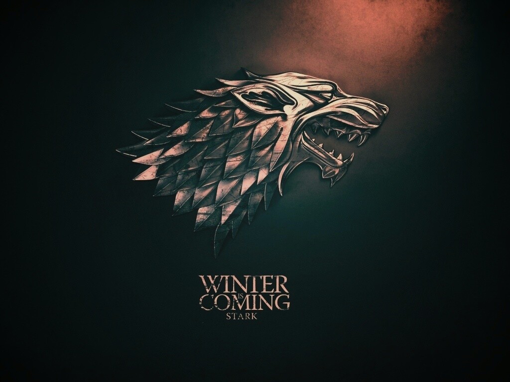 Металлический герб дома Старков обои