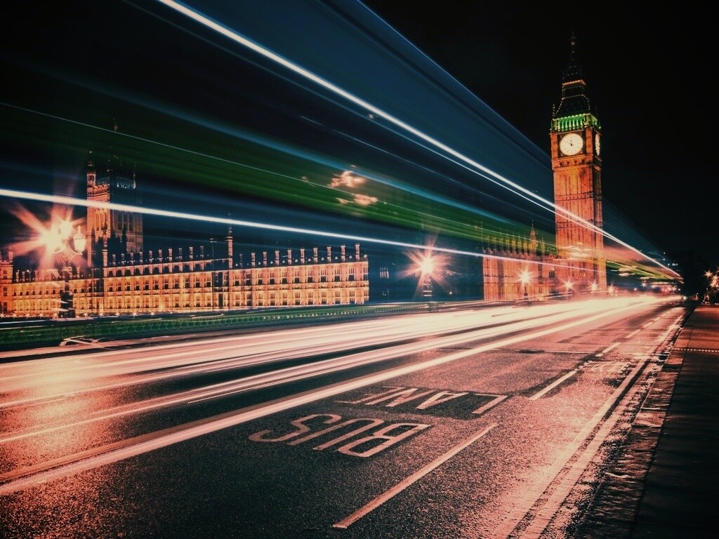 Ночной лондон обои