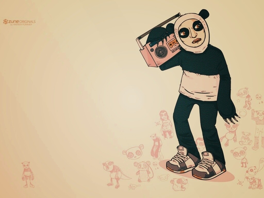 Панда - ньюэйдж обои