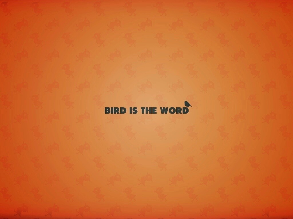 Bird is the word обои