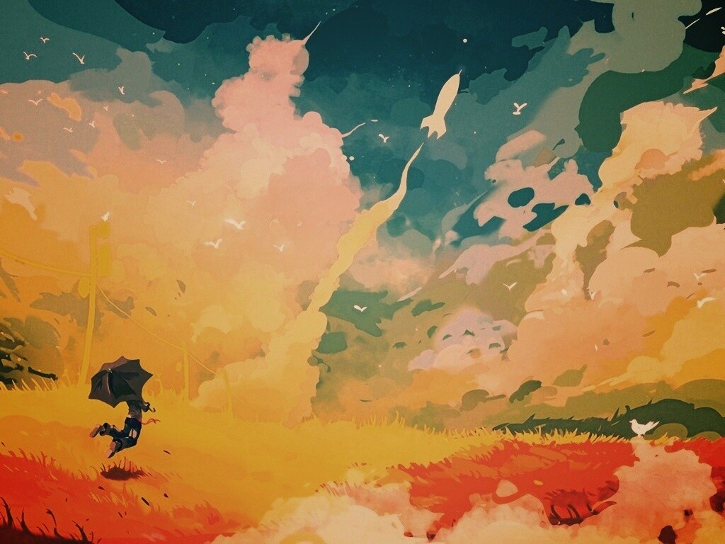 Красочный день обои