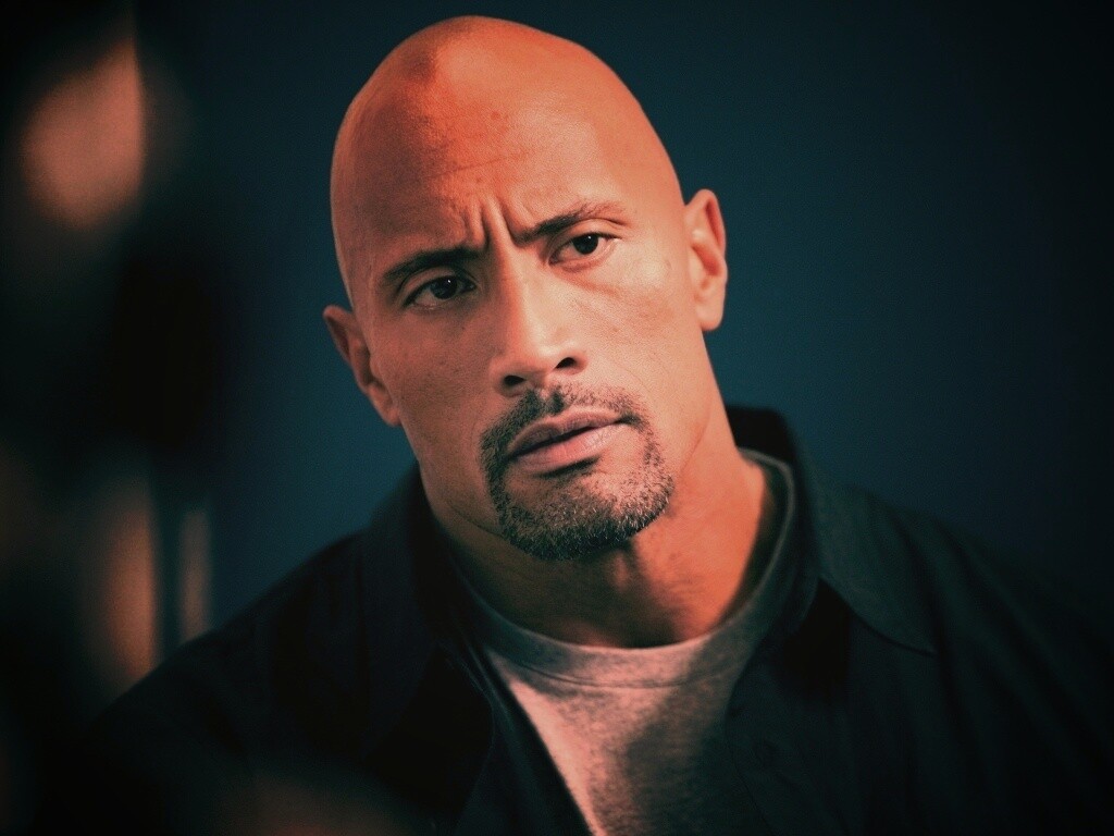 Dwayne johnson, Actor, Bald, Hair, Celebrity обои