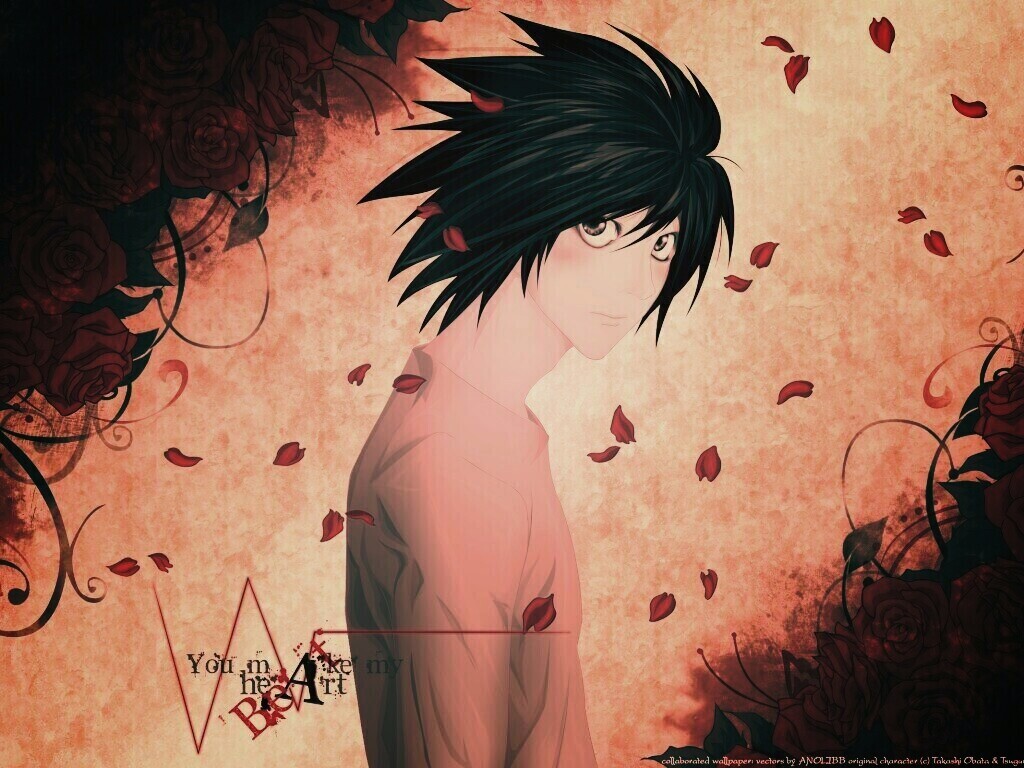 Тетрадь смерти, фанарт обои