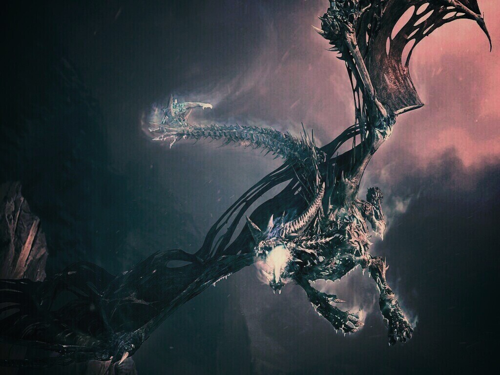 Ледяной дракон обои