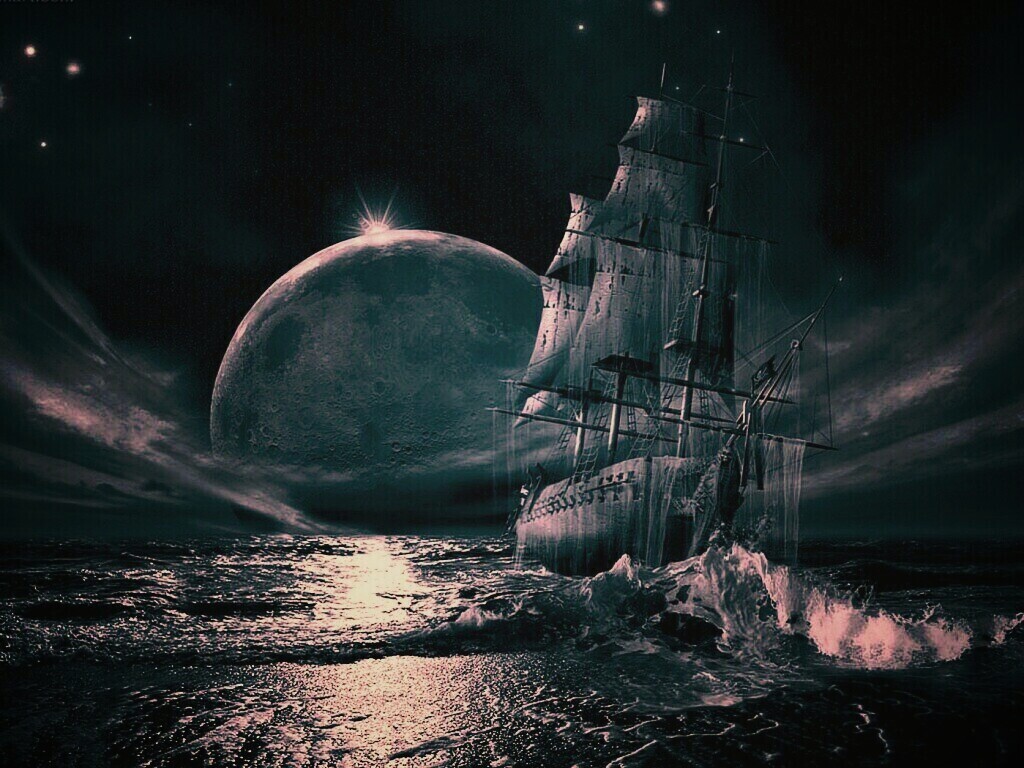 Корабль призрак обои