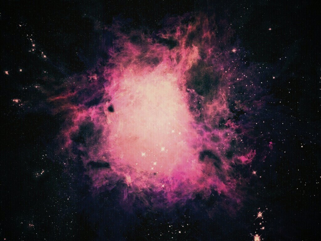 Фиолетовая туманность обои