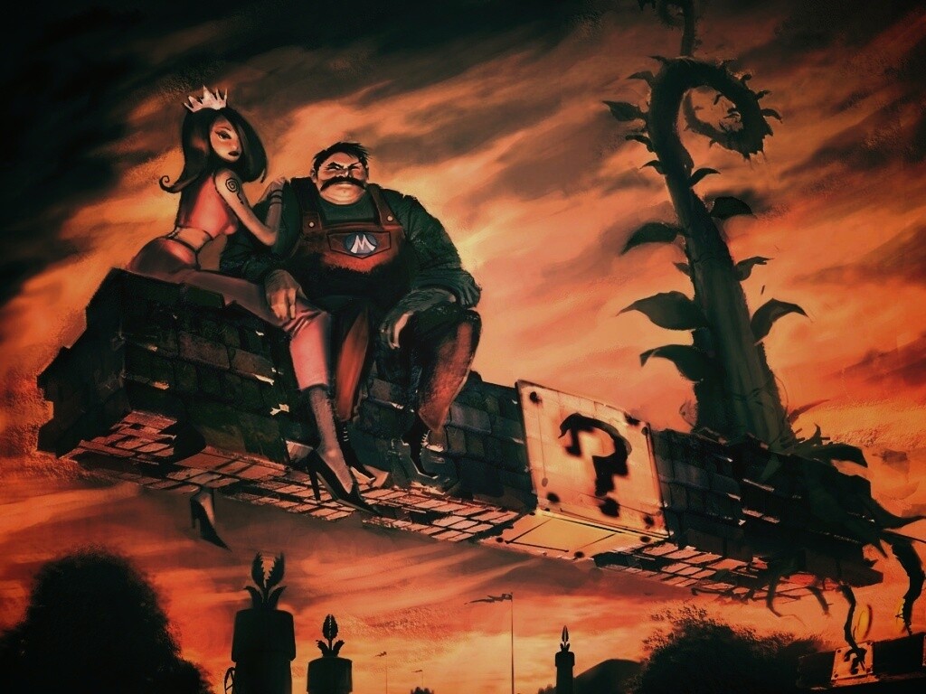 Марио - альтернативная концовка обои