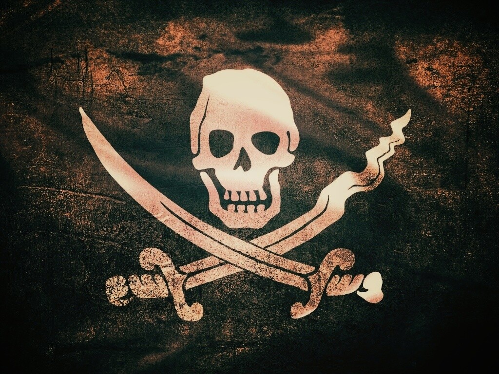 Пиратский флаг обои