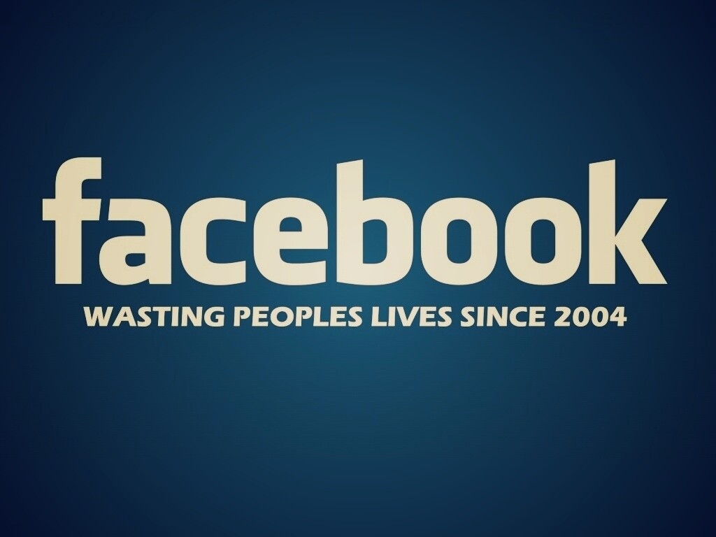 Facebook - жизнь на свалку обои