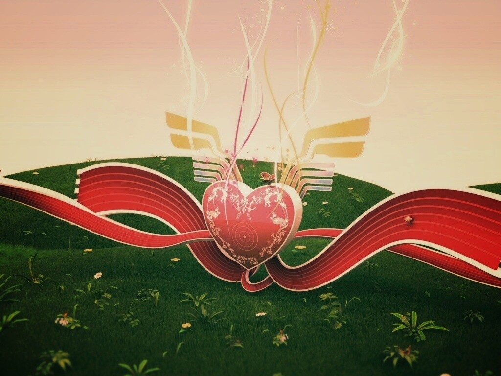 Валентинка обои