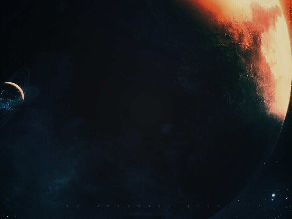 В темном свете обои