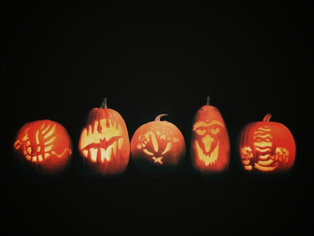 Тыквы на Хэллоуин обои