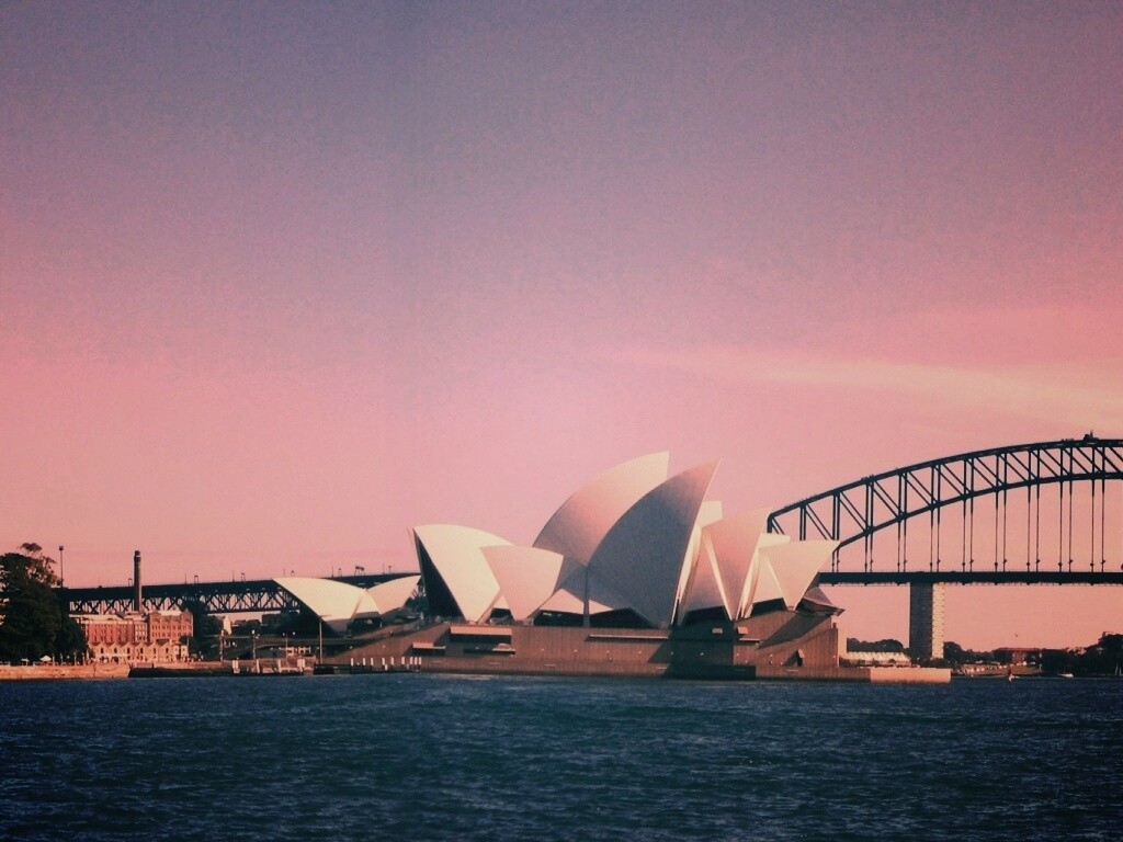 Панорама порта Сиднея обои