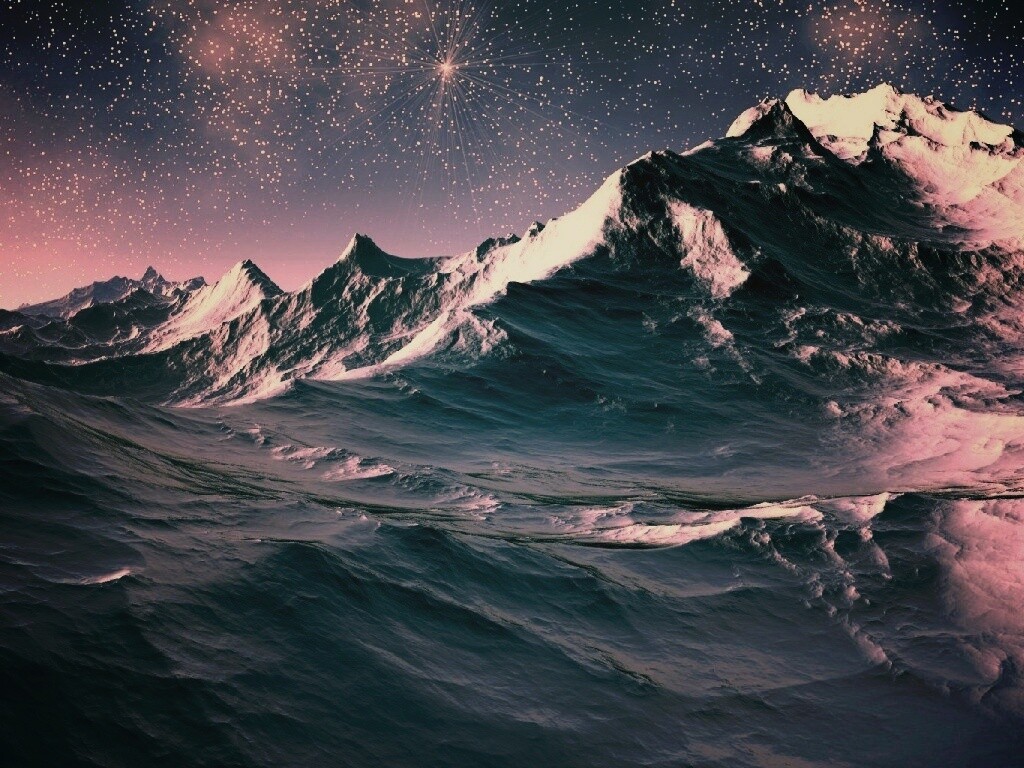 Северные горы обои