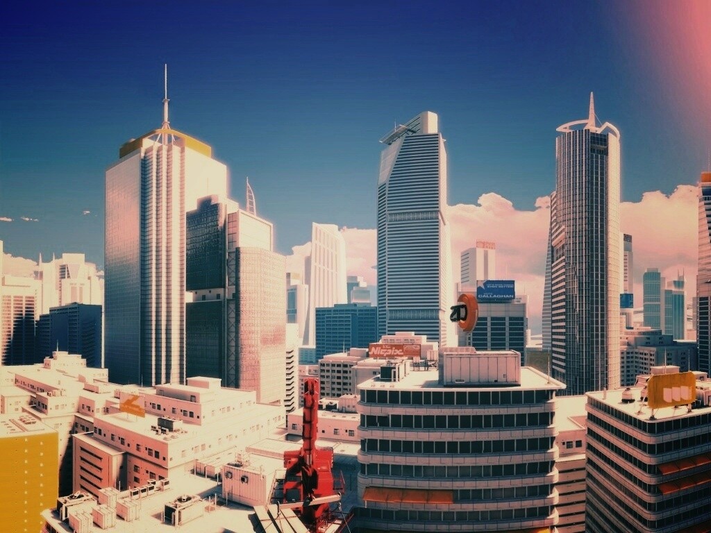 Город Mirrors Edge обои