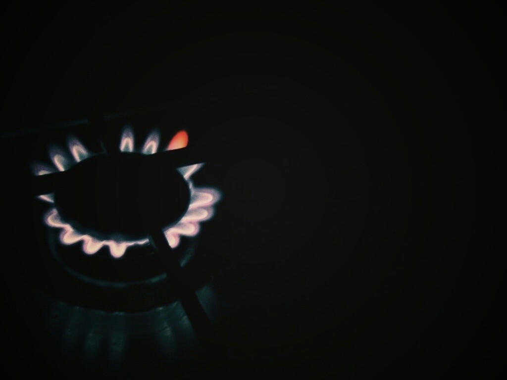 Огонь газовой горелки обои