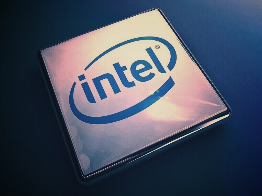 Логотип Intel обои