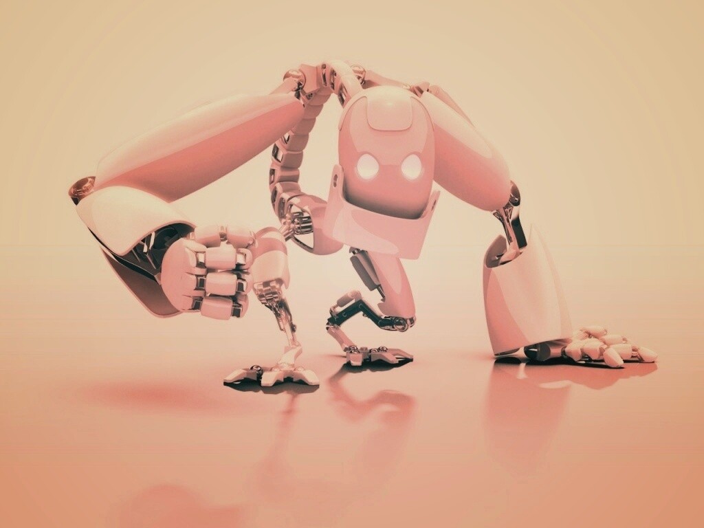 Крадущийся робот обои