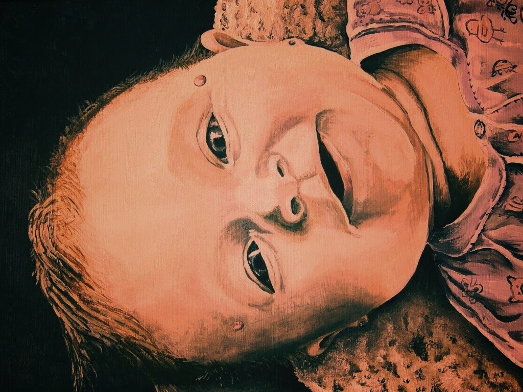 Портрет ребёнка обои