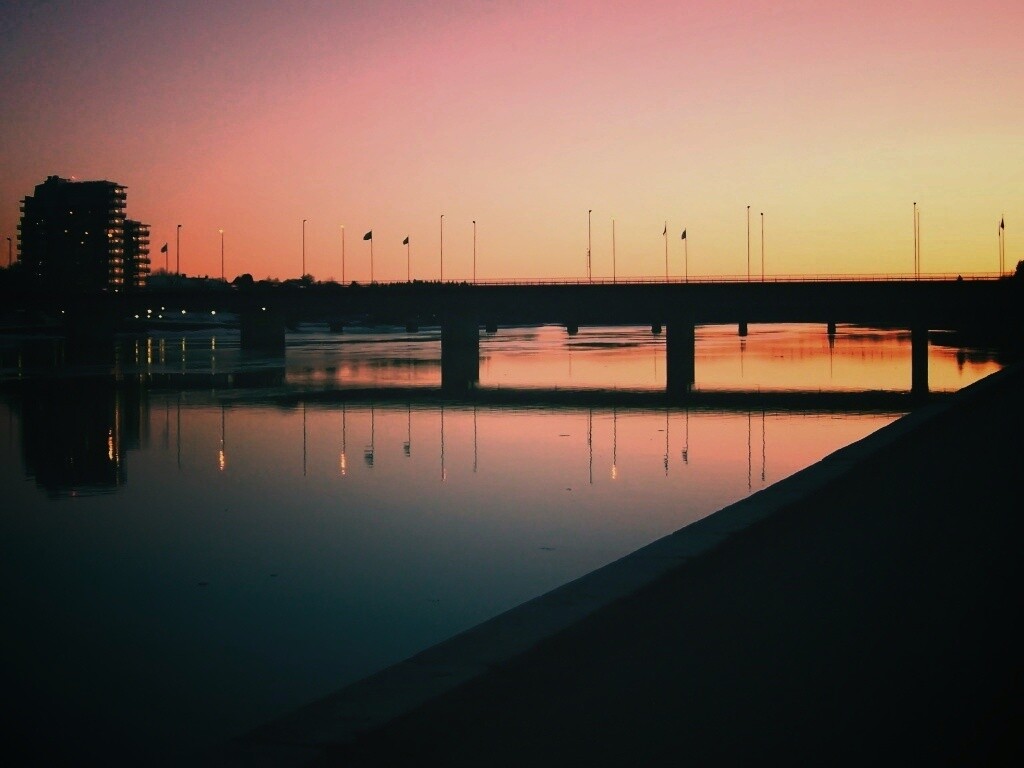 Живописный мост обои