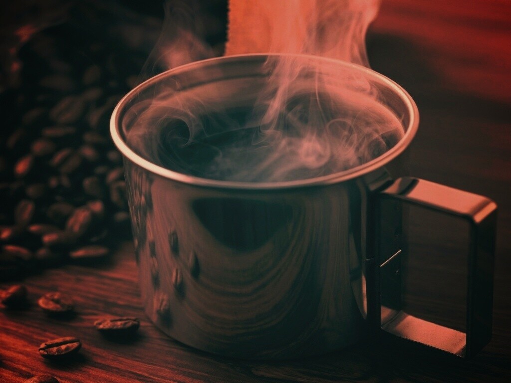 Чашка свежесваренного кофе обои