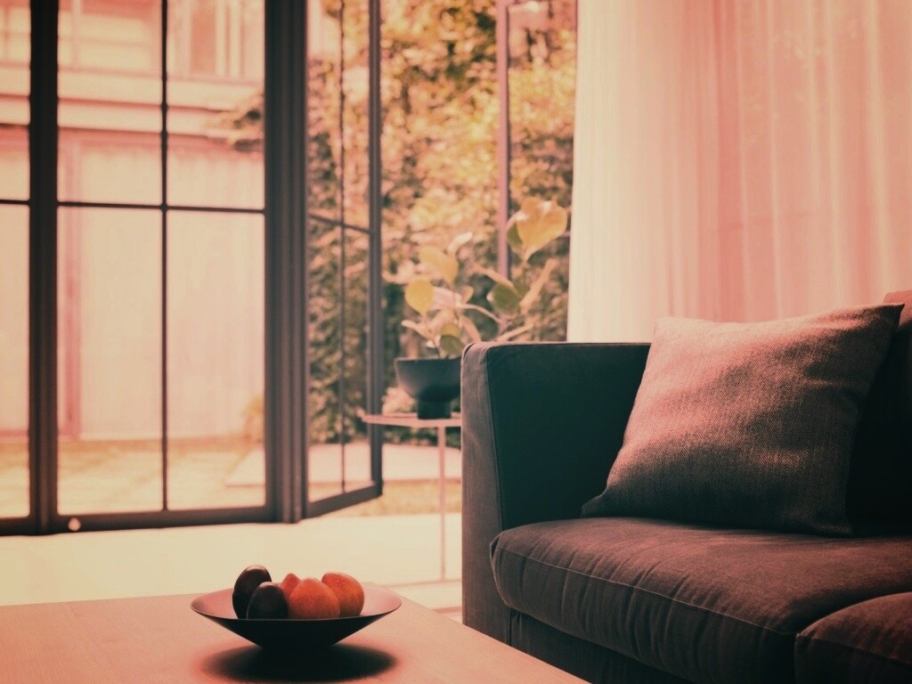 Фрукты в тарелке обои