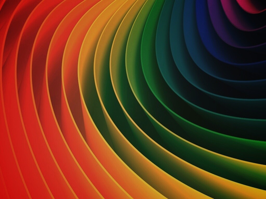 Радуга может быть такой обои