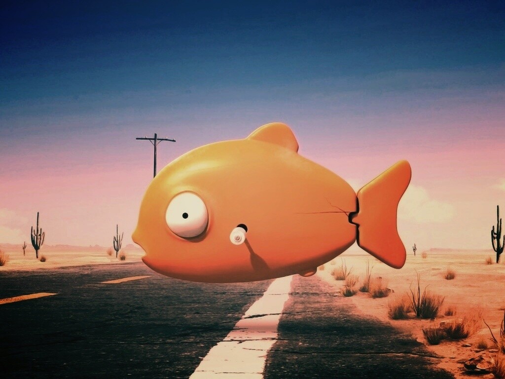 Рыбка из Ранго обои