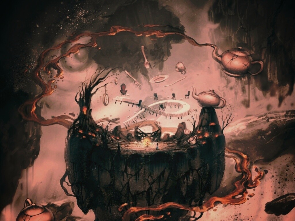 Алиса в стране чудес обои