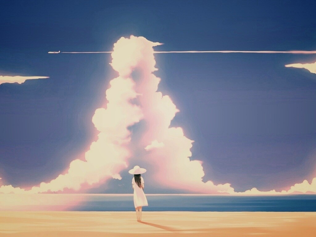 Волшебные облака обои