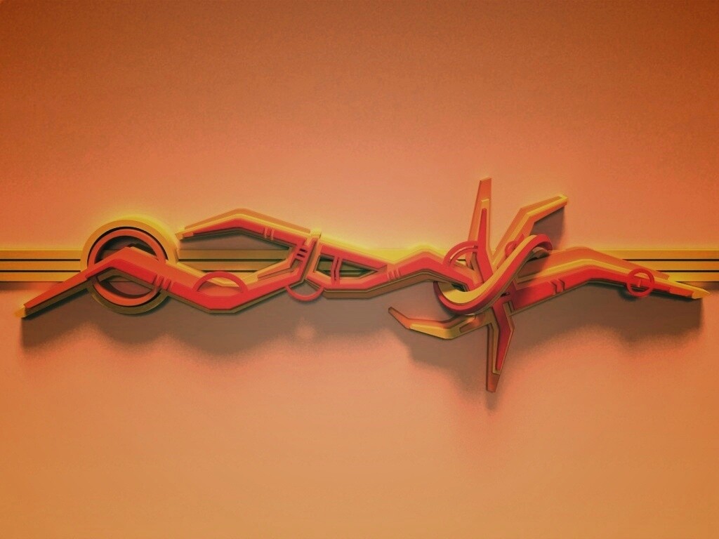 3D Граффити обои