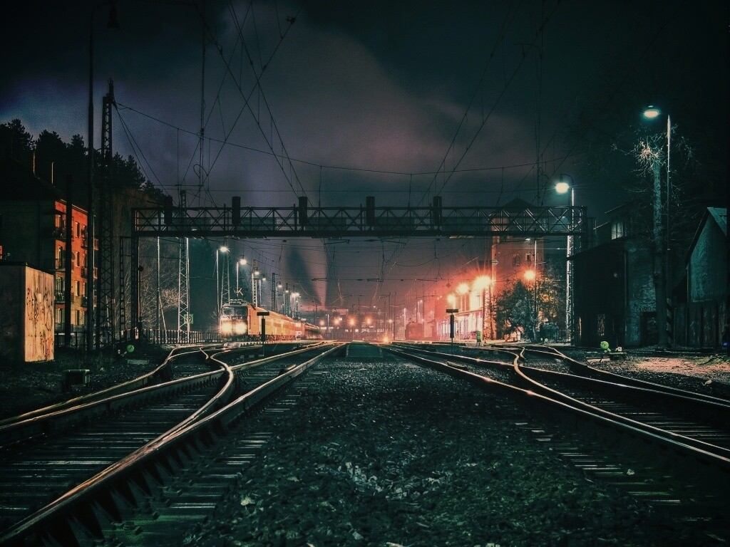 Железнодорожная станция обои