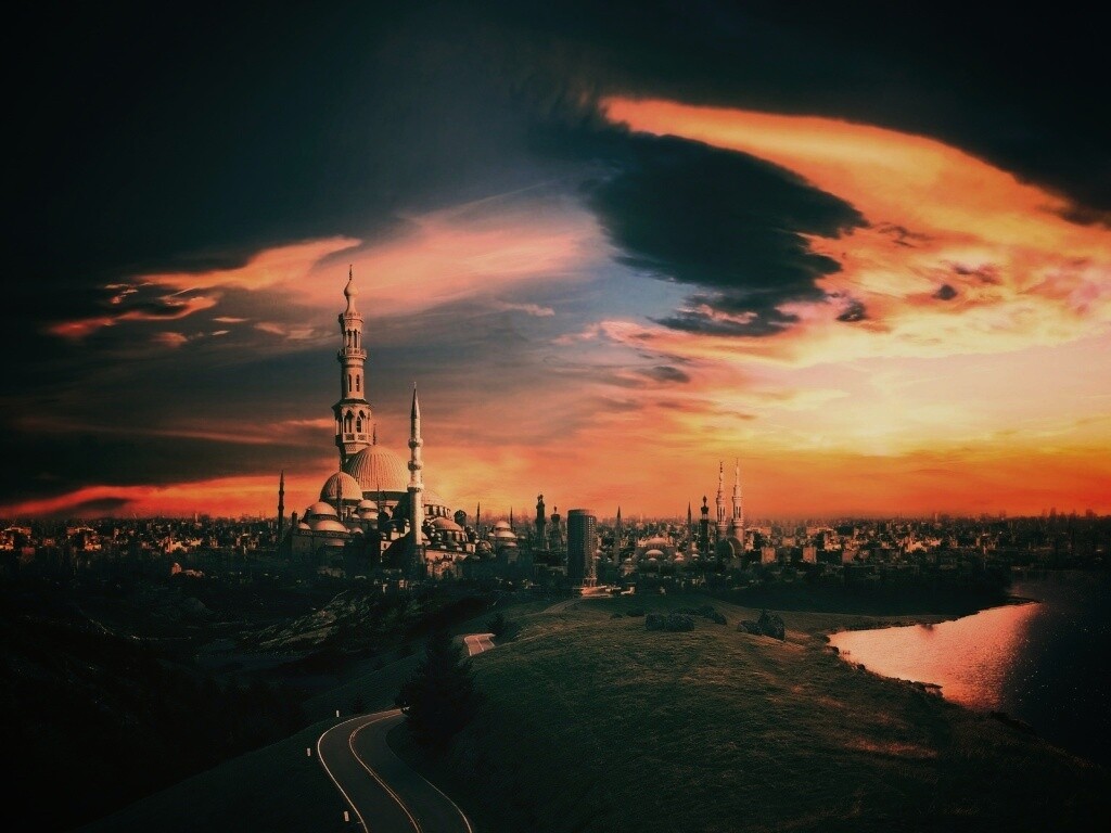 Город минаретов обои