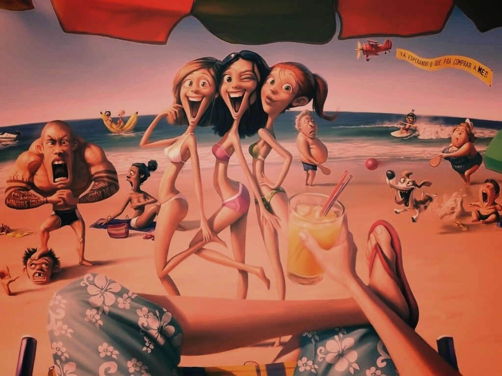 На пляжу ляжу) обои