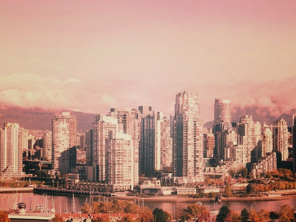 Панорама города обои