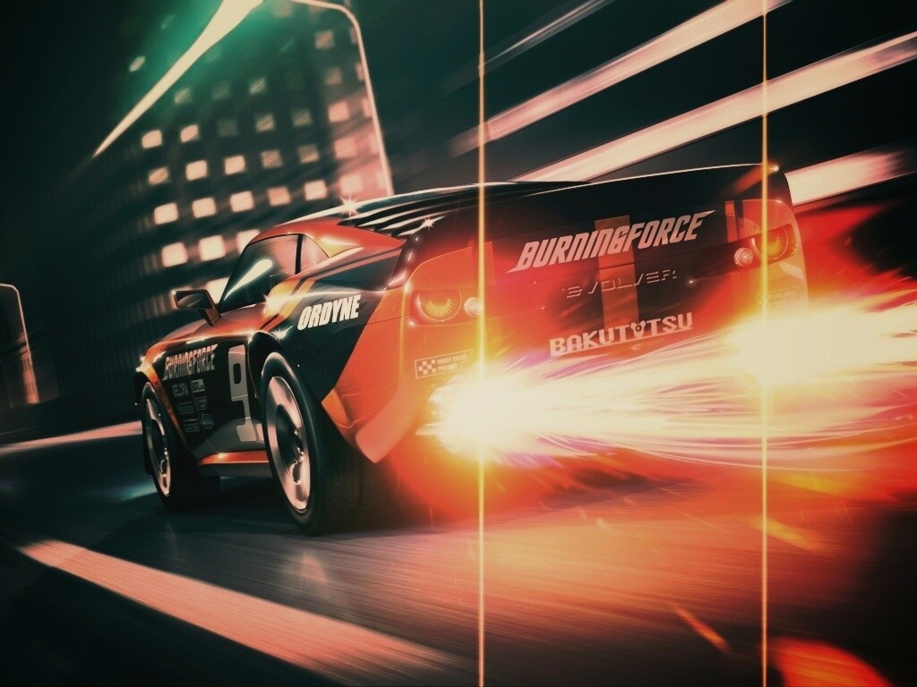 Ночное нитро обои