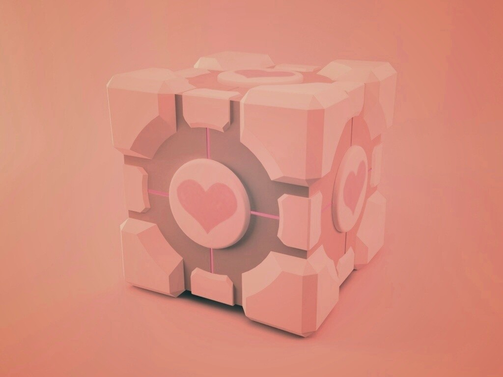 Взвешенный куб-компаньон обои